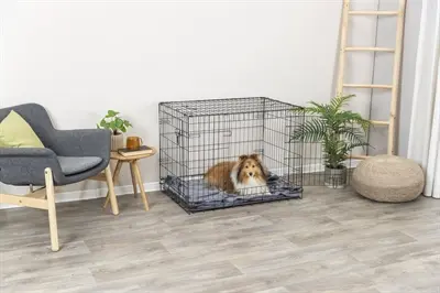 Trixie hondenkennel Home Kennel zwart 93 x 62 x 69 cm – inklapbaar - Afbeelding 6