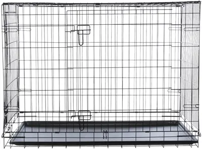 Trixie hondenkennel Home Kennel zwart 109 x 71 x 79 cm – inklapbaar - Afbeelding 2