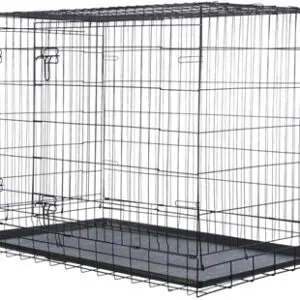 Trixie hondenkennel Home Kennel zwart 116 x 77 x 86 cm – inklapbaar - Afbeelding 1