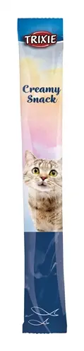 Trixie Creamy Snack witvis 6 x 5 x 14 g – vloeibare kattensnack - Afbeelding 2