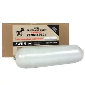 Freds vers vlees worst wild zwijn 10 x 900 g – graan- en glutenvrij - Afbeelding 1