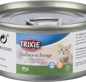 Trixie kattensnack zalmsoep kip en zalm 80 g – glutenvrij - Afbeelding 5