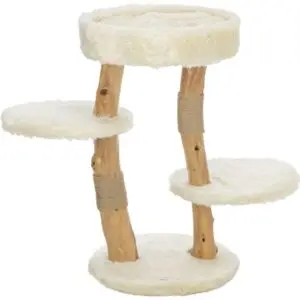 Trixie krabpaal Santo hout crème 73 cm – met sisal en mandje - Afbeelding 1