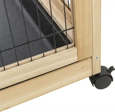 Trixie Indoor verblijf cavia's en konijnen 150 x 50 x 60 cm – wieltjes - Afbeelding 6