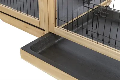 Trixie Indoor verblijf cavia's en konijnen 150 x 50 x 60 cm – wieltjes - Afbeelding 7