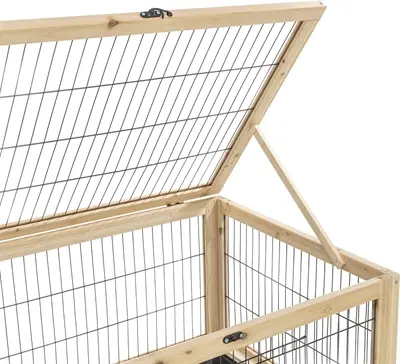 Trixie Indoor verblijf cavia's en konijnen 150 x 50 x 60 cm – wieltjes - Afbeelding 8