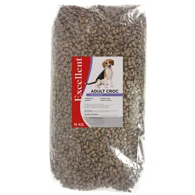 Excellent hondenvoer Adult Croc 15 kg – krokante brokken met rundvlees