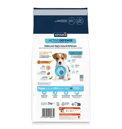 Advance Puppy Protect Mini 7 kg – pupvoer met kip, kleine rassen - Afbeelding 4