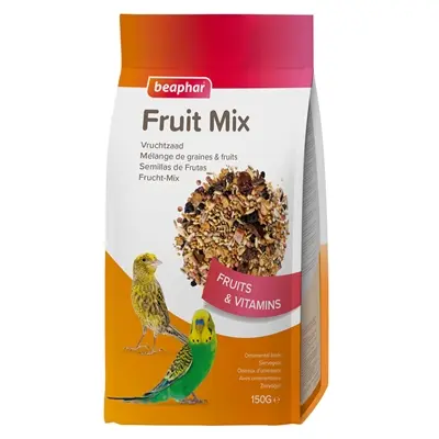 Beaphar vruchtzaad 150 g – vogelvoer met rozijnen en papaya