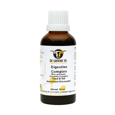 De Groene Os Digestivo Complex 50 ml – spijsvertering, hond en kat