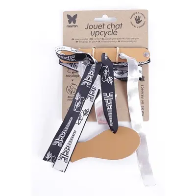 Martin Leana Kicker kattenspeelgoed met catnip 45 x 6,5 cm – gerecycled - Afbeelding 4