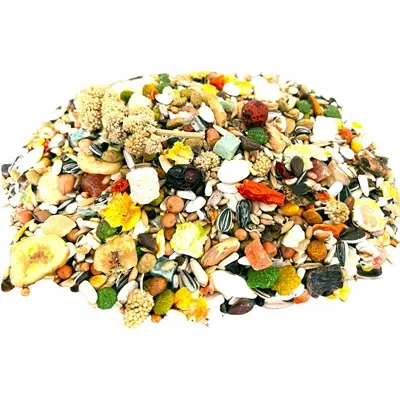 Hareco Papegaai Select papegaaienvoer met pellets 5 kg – fruitblokjes - Afbeelding 4