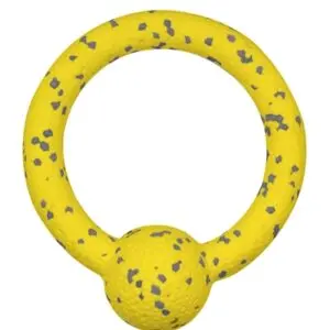 Fofos Puller hondenspeeltje 28 x 17 x 7 cm – ring met bal, drijvend - Afbeelding 1
