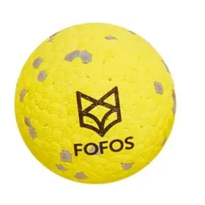 Fofos Super Stuiterbal 7 cm – geel, drijvend hondenspeeltje - Afbeelding 1