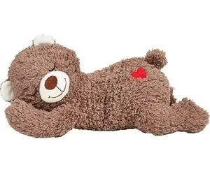 Fofos Heartbeat beer 10 x 13,5 x 27 cm – pluche knuffel met hartslag - Afbeelding 1