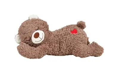 Fofos Heartbeat beer 10 x 13,5 x 27 cm – pluche knuffel met hartslag