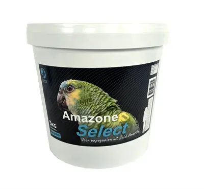 Hareco Amazone Select papegaaienvoer met pellets 5 kg – vetarm