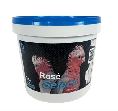 Hareco Rose Select vogelvoer met pellets 3 kg – voor Rosé kaketoes