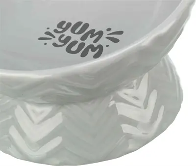 Trixie verhoogde voerbak keramiek grijs 350 ml – ergonomisch, voor honden - Afbeelding 6