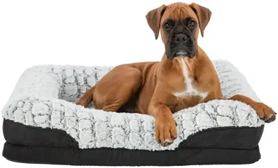 Trixie Vital hondenmand Lino hoekig zwart/grijs 90 x 65 cm – orthopedisch - Afbeelding 9