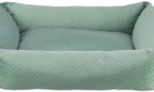 Trixie hondenmand Alena hoekig saliegroen 60 x 50 cm – velours - Afbeelding 1