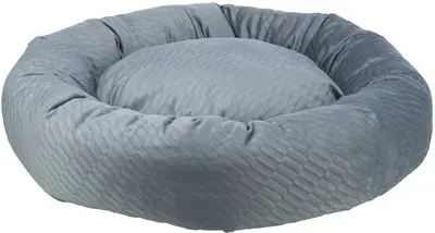 Trixie hondenmand Alena rond blauw/grijs 60 cm – velours