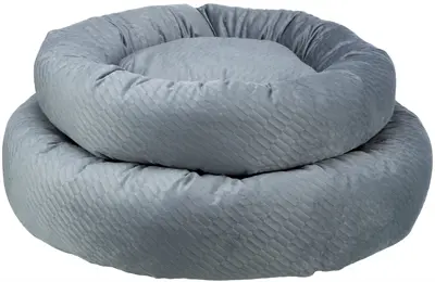 Trixie hondenmand Alena rond blauw/grijs 60 cm – velours - Afbeelding 5