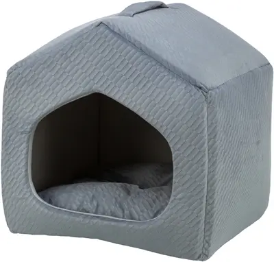 Trixie kattenmand iglo Alena blauw/grijs 40 x 45 x 40 cm