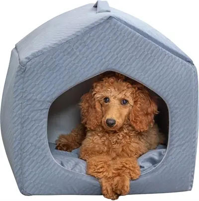 Trixie kattenmand iglo Alena blauw/grijs 40 x 45 x 40 cm - Afbeelding 5