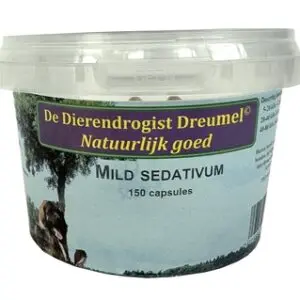 Dierendrogist mild sedativum capsules 150 stuks – kalmerend, hond - Afbeelding 1