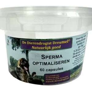 Dierendrogist sperma optimaliseren capsules 60 stuks – voor reuen - Afbeelding 1