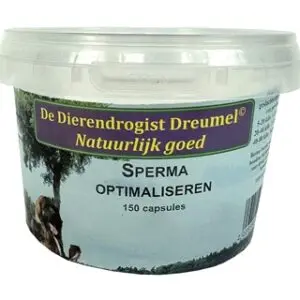 Dierendrogist sperma optimaliseren capsules 150 stuks – reuen - Afbeelding 1