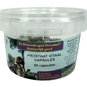 Dierendrogist Prostaat Vitaal capsules 60 stuks – voor reuen - Afbeelding 1