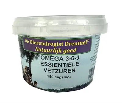 Dierendrogist omega 3-6-9 capsules 150 stuks – hond en kat