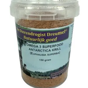 Dierendrogist krill 150 g – voedingssupplement hond en kat - Afbeelding 1