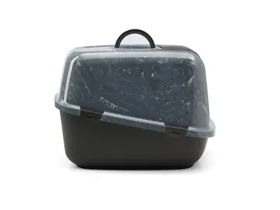 Savic kattenbak Nestor Jumbo Marble grijs/zwart 66,5 x 48,5 cm - Afbeelding 5