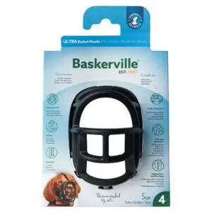 Baskerville Ultra Muzzle muilkorf nr 4 – neopreen gevoerd - Afbeelding 1
