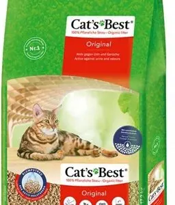 Cat's Best Oko Plus kattenbakvulling klontvormend 40 liter - Afbeelding 1
