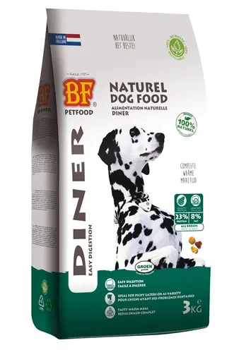 BF Petfood Diner hondenvoer 3 kg – rund, kip en rijst