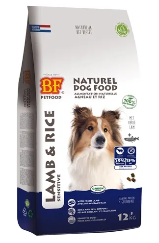 BF Petfood hondenvoer lam en rijst 12,5 kg – tarwevrij