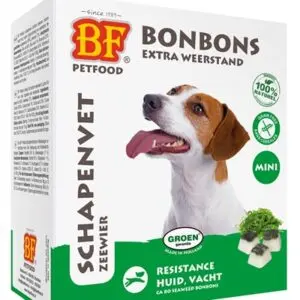 BF Petfood schapenvet bonbons Mini zeewier 80 stuks – voor honden - Afbeelding 1