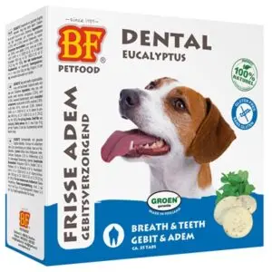 BF Petfood Dogbite hondensnoepjes tandverzorging 55 stuks – gisttabletten - Afbeelding 1
