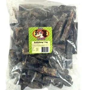 Petsnack buffellong 12-15 cm 1 kg – laag in vet - Afbeelding 4