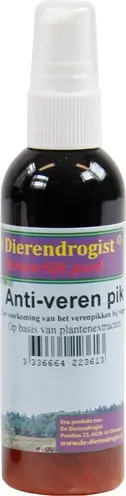 Dierendrogist Anti-Veren Pik spray 100 ml – tegen verenpikken bij vogels