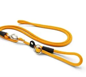 Morso hondenriem retrieverlijn hands free Regular Rope goud 260 x 1 cm - Afbeelding 1