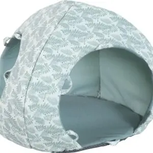 Zolux Neolife iglo voor konijnen groen 30 x 30 x 25 cm – fleece gevoerd - Afbeelding 1