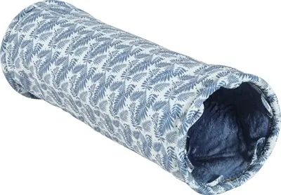 Zolux Neolife speeltunnel cavia blauw 40 x 15 x 15 cm – gevoerd met fleece