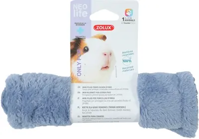 Zolux Neolife mini deken voor cavia's blauw 20 x 20 cm – fleece - Afbeelding 4