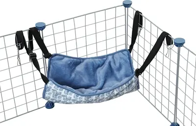 Zolux Neolife hangmat voor cavia's blauw 37 x 35 cm – fleece gevoerd