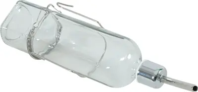 Zolux Neolife drinkfles konijn glas 350 ml – met hartvormige vlotter
